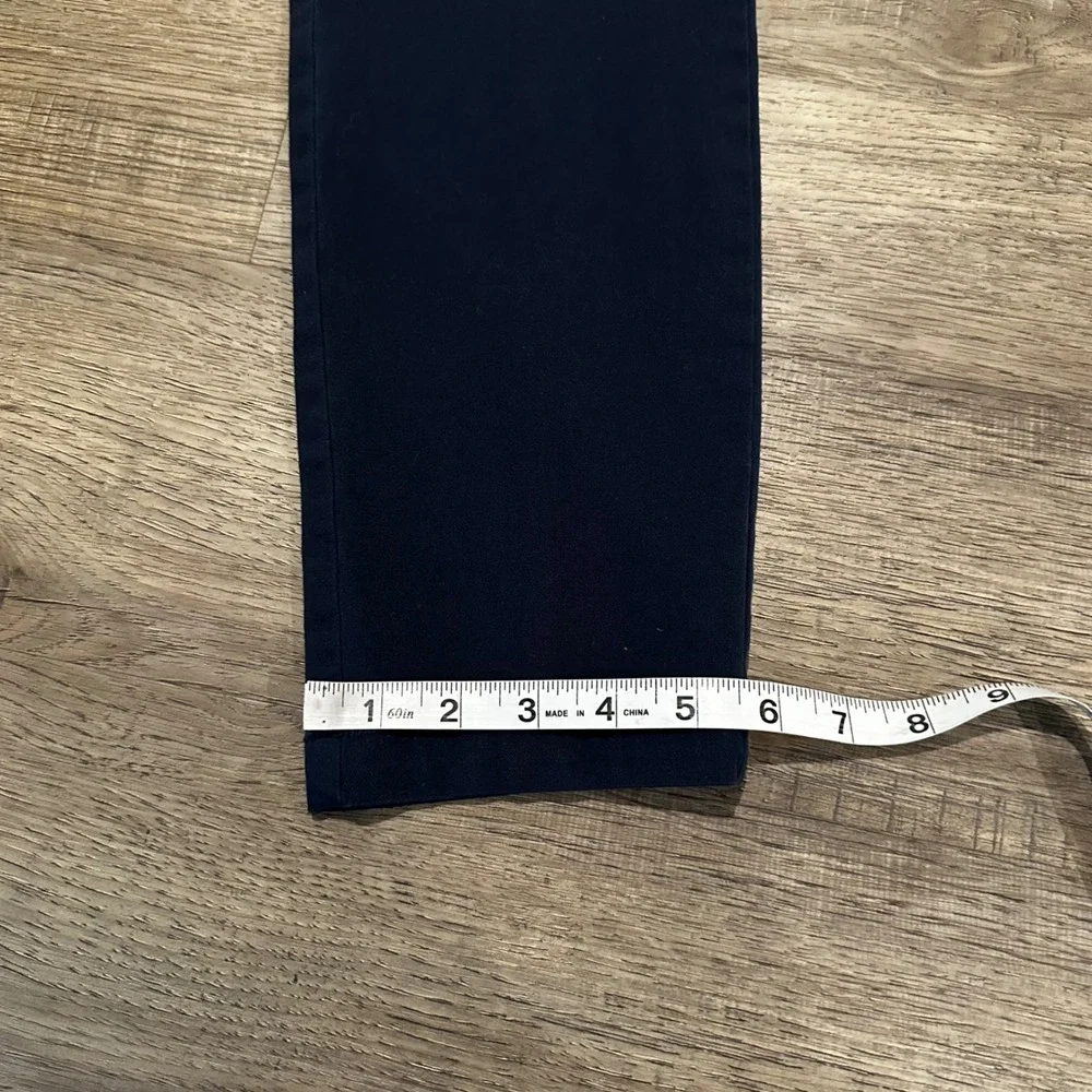 J.Crew Mens XS Cordura Sporting Life Drawstring Chino Pants Navy Blue Stretch